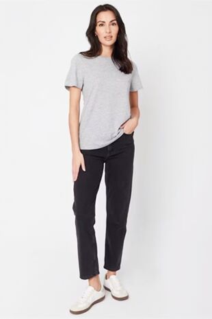 Grey Crew Neck T-Shirt