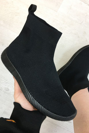Black Sock Runner Trainers