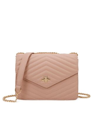 Bee Broach Square Crossbody Bag