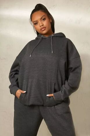 Charcoal Pullover Oversized Hoodie