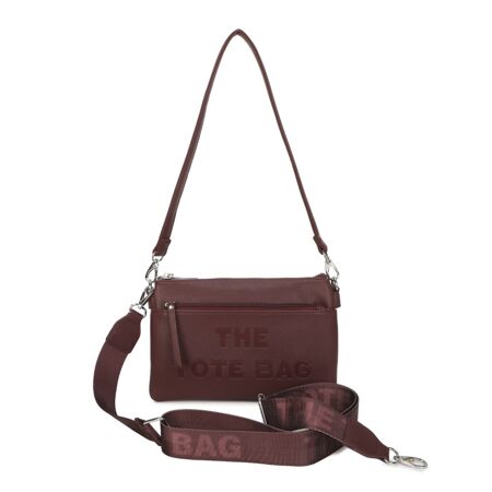  Compartment Crossbody Bag with Two Straps
