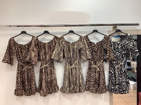 Bardot Leopard Print Frill Midi Dress
