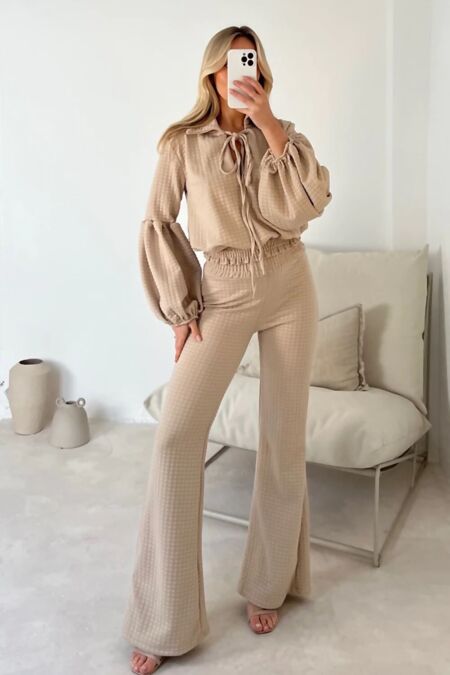 Job Lot Quilted Shirt Co-Ord Set