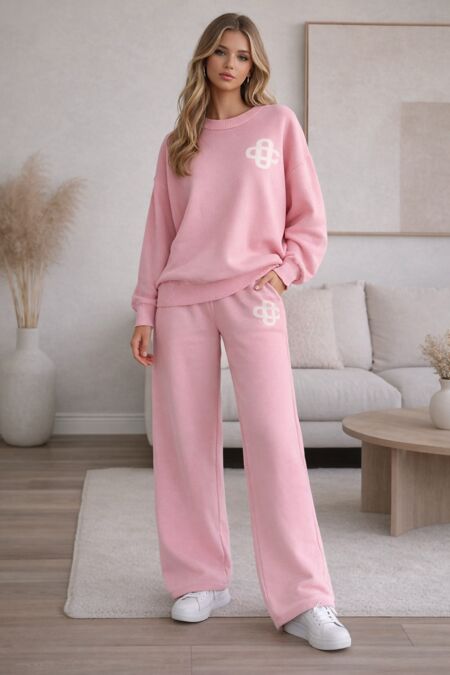 Soft Knit Relaxed Fit Sweatshirt & Lounge Pants