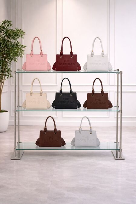 Designer Embossed Tote Shoulder Handbag