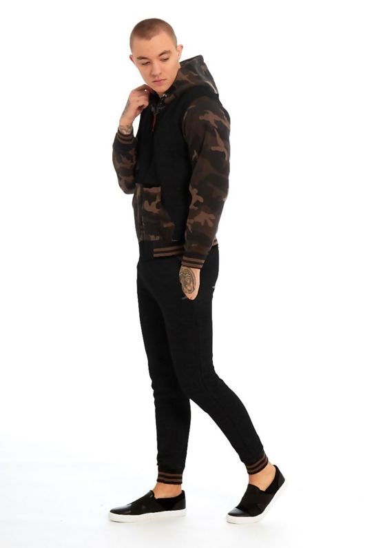 black camo tracksuit