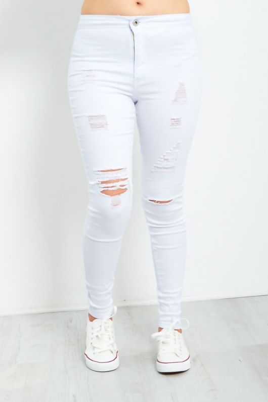 white skinny jeans sale