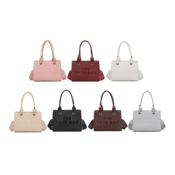 Designer Embossed Tote Shoulder Handbag