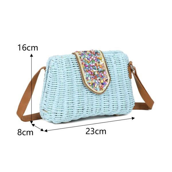 Boho Woven Crossbody Bag