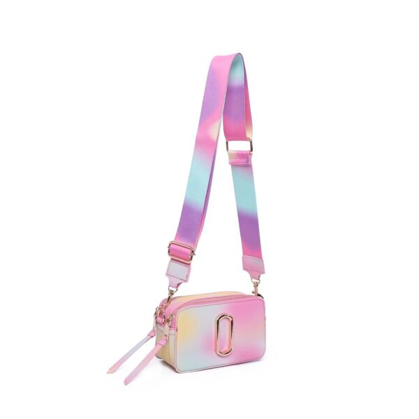 Beige Detachable Strap Box Bag