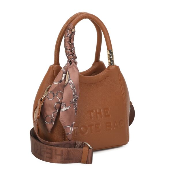 Detachable Scarf Tote Grab Bag