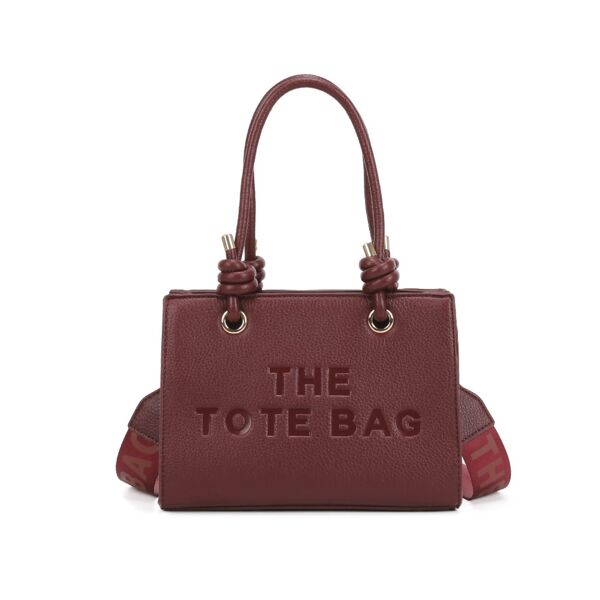 Designer Embossed Tote Shoulder Handbag