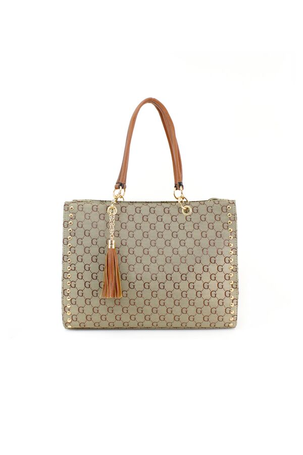 Designer Inspired Tassel Shoulder Bag