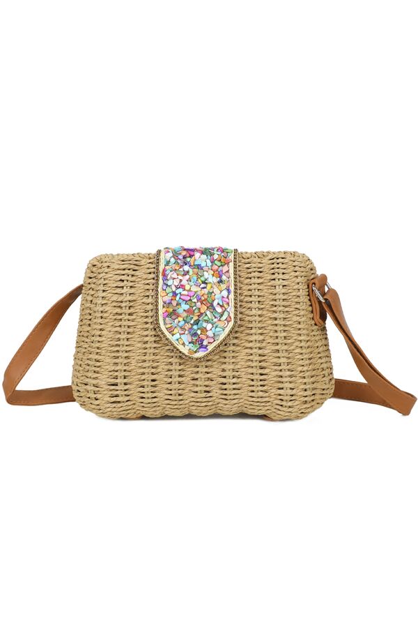 Boho Woven Crossbody Bag