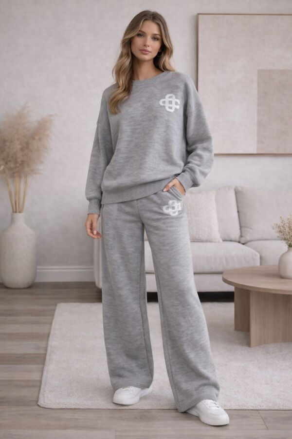 Soft Knit Relaxed Fit Sweatshirt & Lounge Pants
