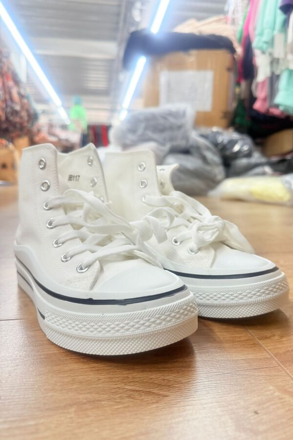 White Chuck Taylor High Top Trainers