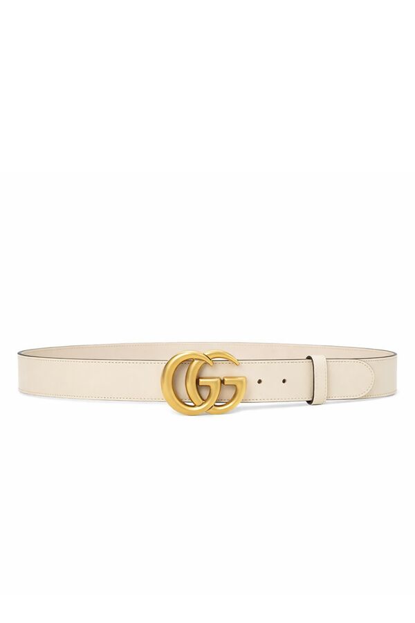 Stone CG Gold Buckle PU Belt