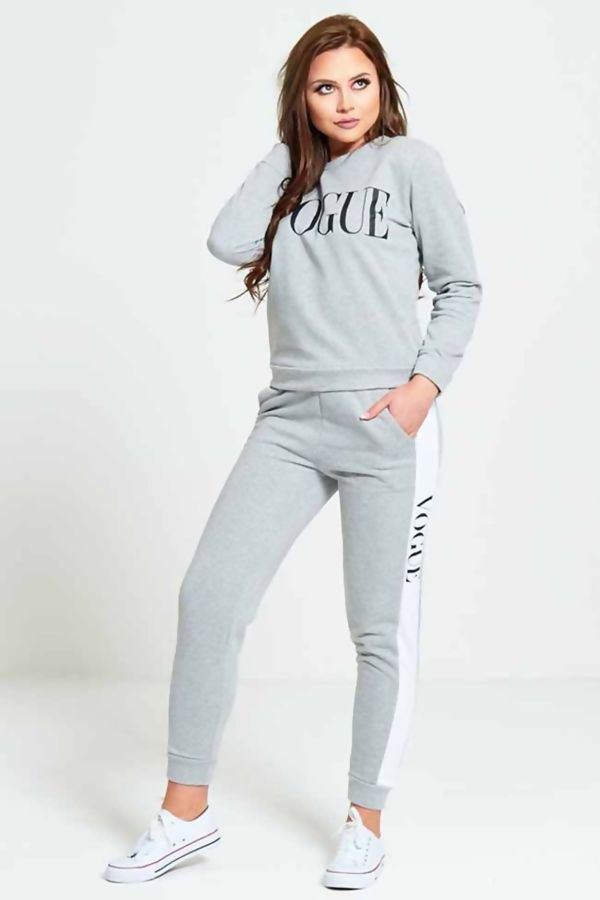 grey vogue tracksuit