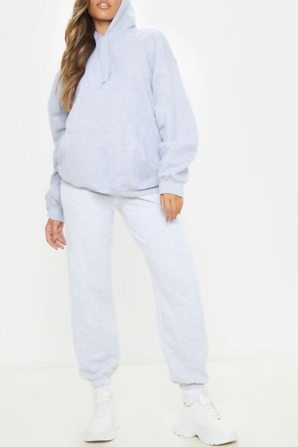 Grey Pullover Oversized Hoodie