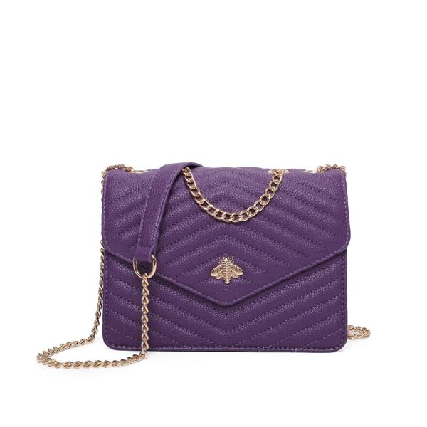 Bee Broach Square Crossbody Bag