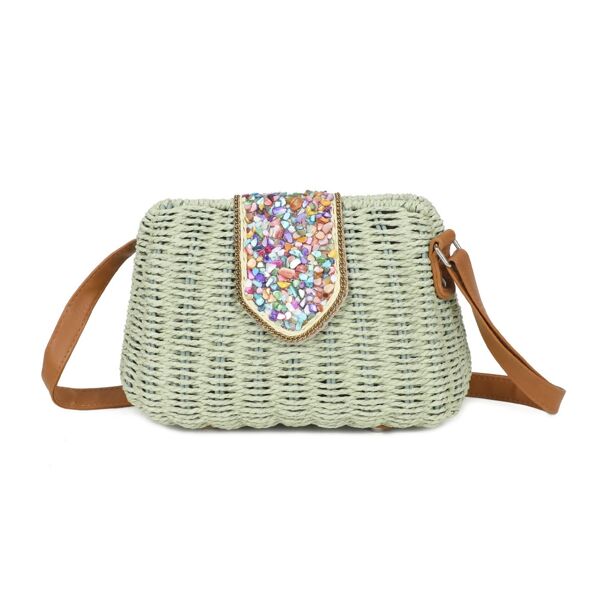 Boho Woven Crossbody Bag