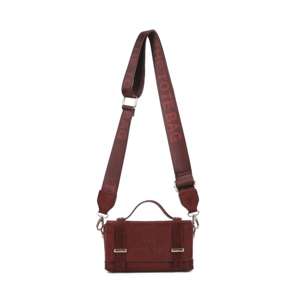 Suede Crossbody Satchel Bag