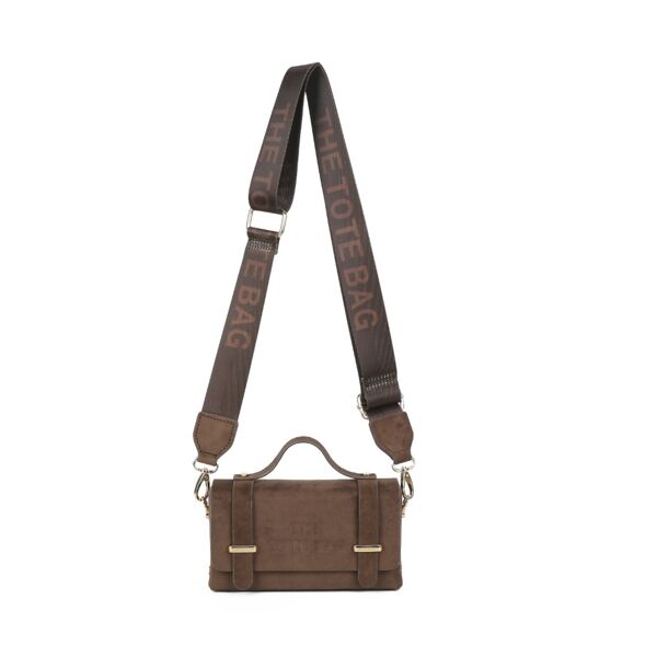 Suede Crossbody Satchel Bag
