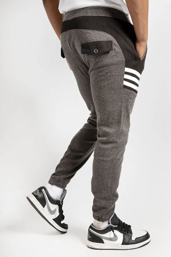 Job Lot Slim Fit Athletic Striped Joggers