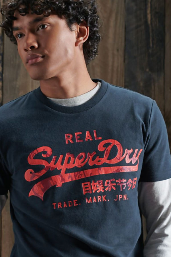 Wholesale Navy Superdry Vintage Logo 