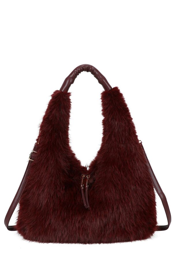 Fluffy Large Hobo Bag