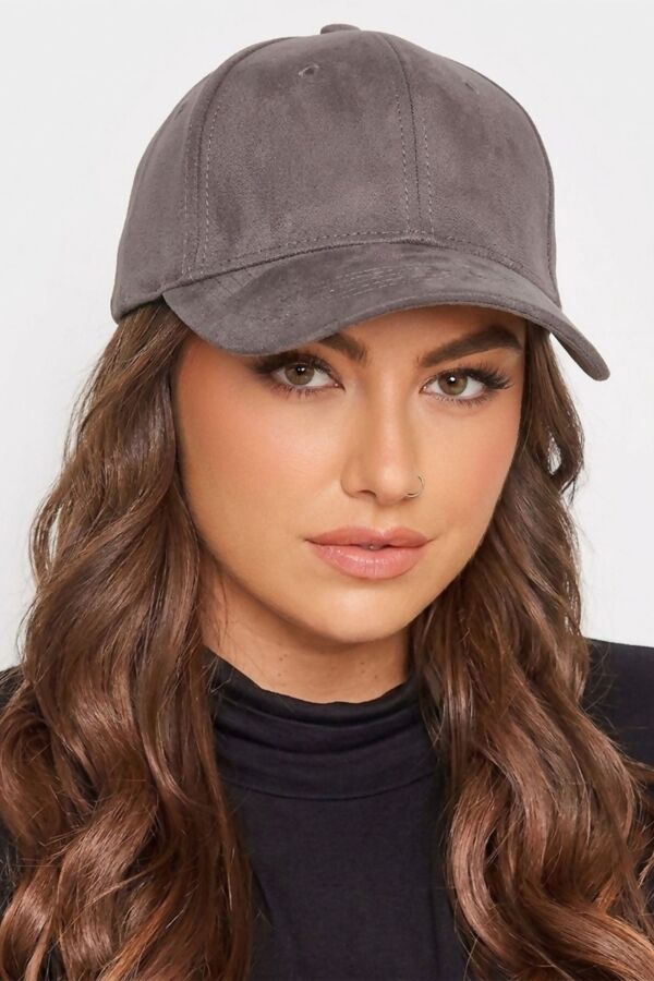 Suede Low Profile Baseball Cap