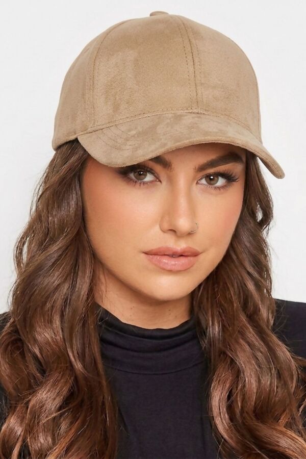 Suede Low Profile Baseball Cap