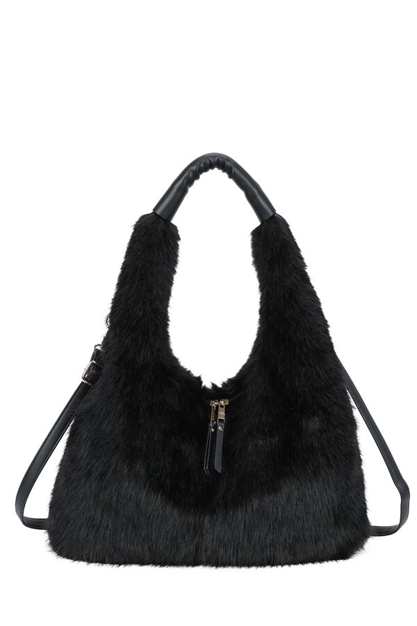 Fluffy Large Hobo Bag