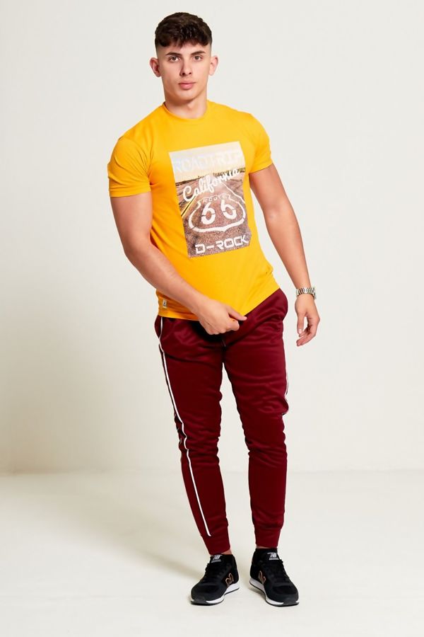 Wine Side Stripe Jogging Bottom 