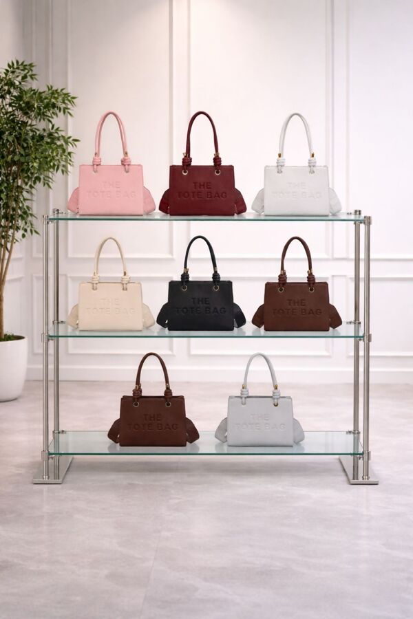 Designer Embossed Tote Shoulder Handbag