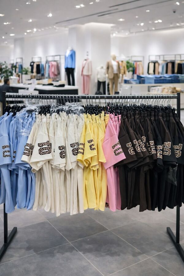 Leopard Graphic T-Shirt And Shorts Set