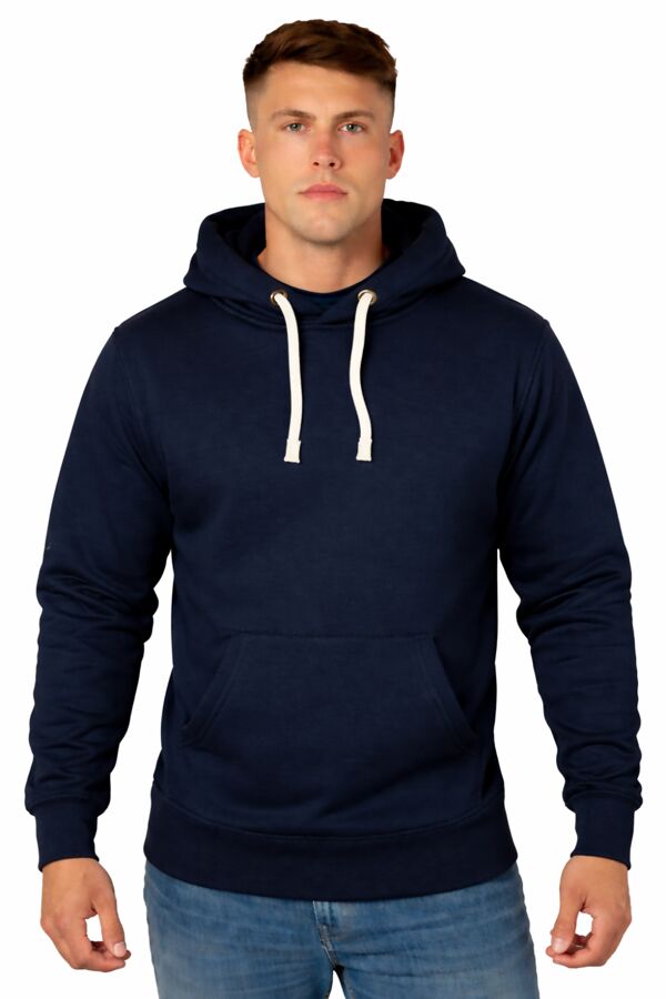 Job Lot Basic Fleece With White Drawstring Hoodie