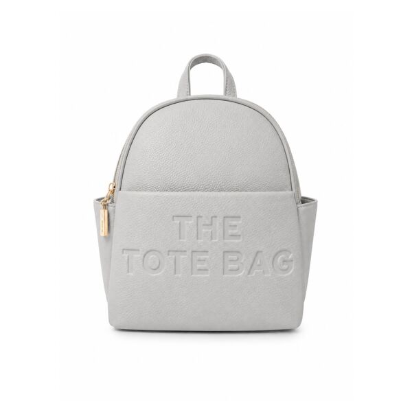  Front Pocket & Double Zip Pebbled Faux Leather Backpack Bag