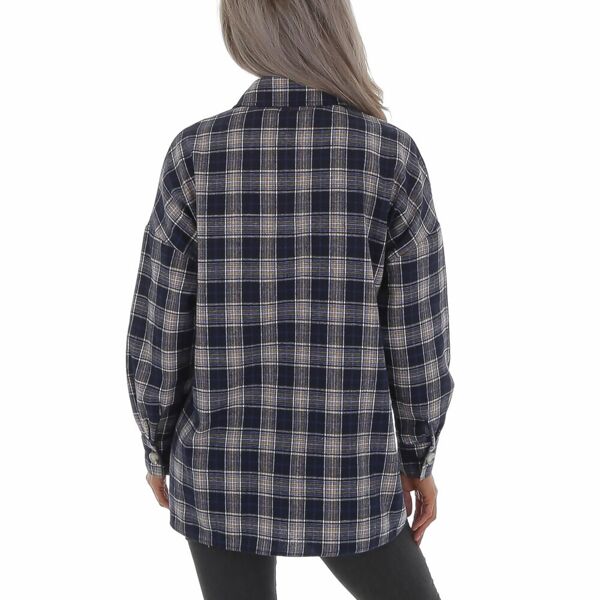 Job Lot Navy Long Sleeve Check Print Shirt