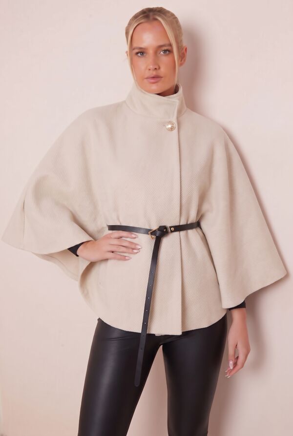 Belted Cape Coat
