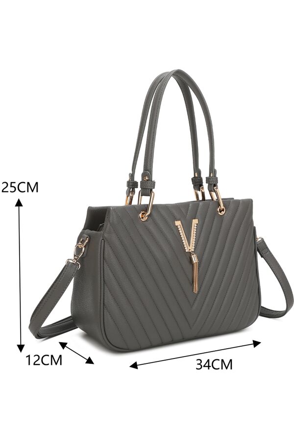 Designer Inspired Quilted Handbag