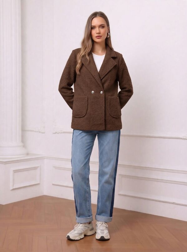 Borg Teddy Tailored Coat