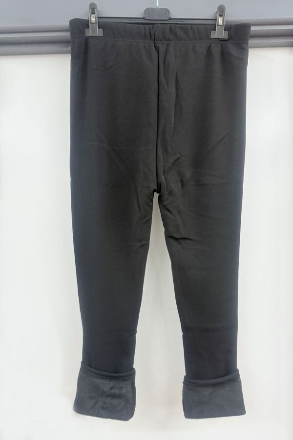 Black Ultimate Comfort Thermal Fur-Lined Leggings
