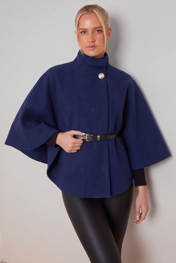 Belted Cape Coat